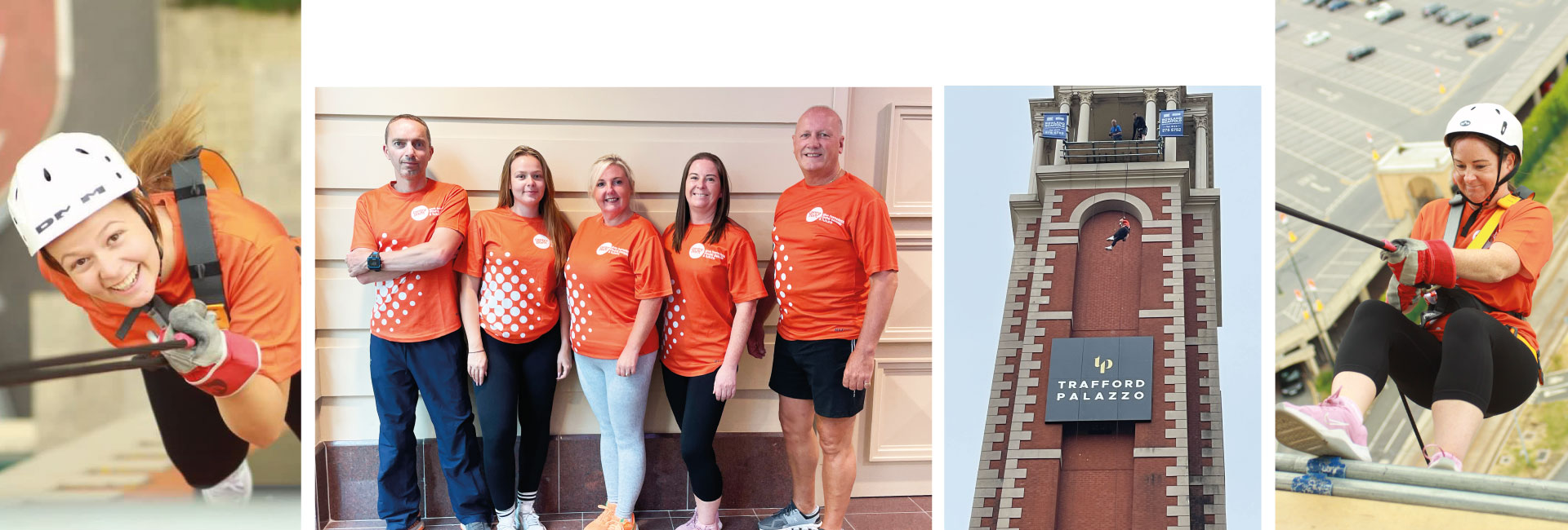 170ft Trafford Palazzo Abseil for Centrepoint